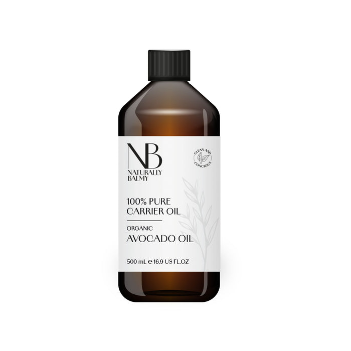 Organic Cold Pressed Avocado Oil - 100% Pure, 8 Oz, Great For Skin & Hair