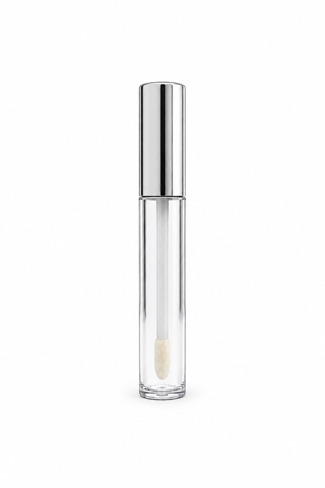 8ml Lip Gloss Containers with Silver Lid & Wand