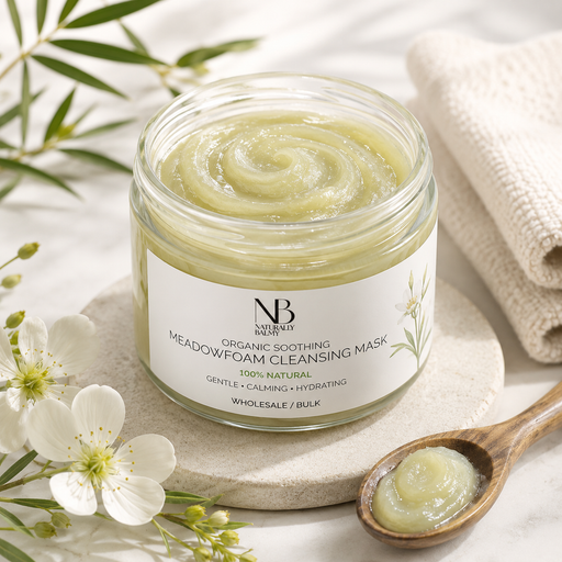 Organic Soothing Meadowfoam Cleansing Mask (100% Natural) - Wholesale