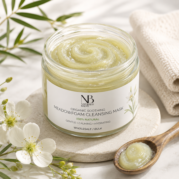 Organic Soothing Meadowfoam Cleansing Mask (100% Natural) - Wholesale