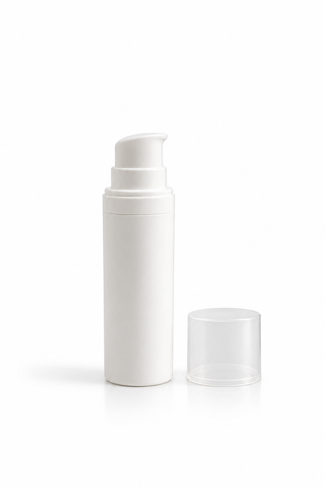 50ml White Airless Pump Bottle