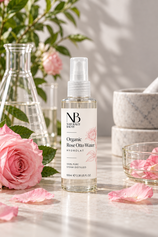 Pure Organic Rose Otto Water (Hydrolat) - Wholesale