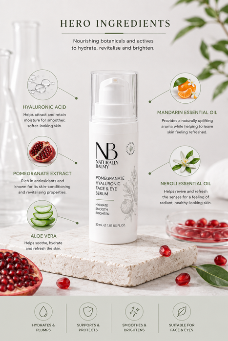 Pomegranate Hyaluronic Face & Eye Serum