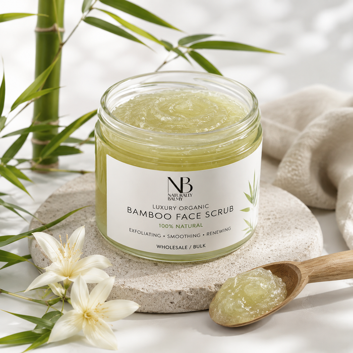 Luxury Organic Bamboo Face Scrub (100% Natural) - Wholesale
