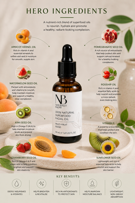 100% Natural Superfood Facial Oil