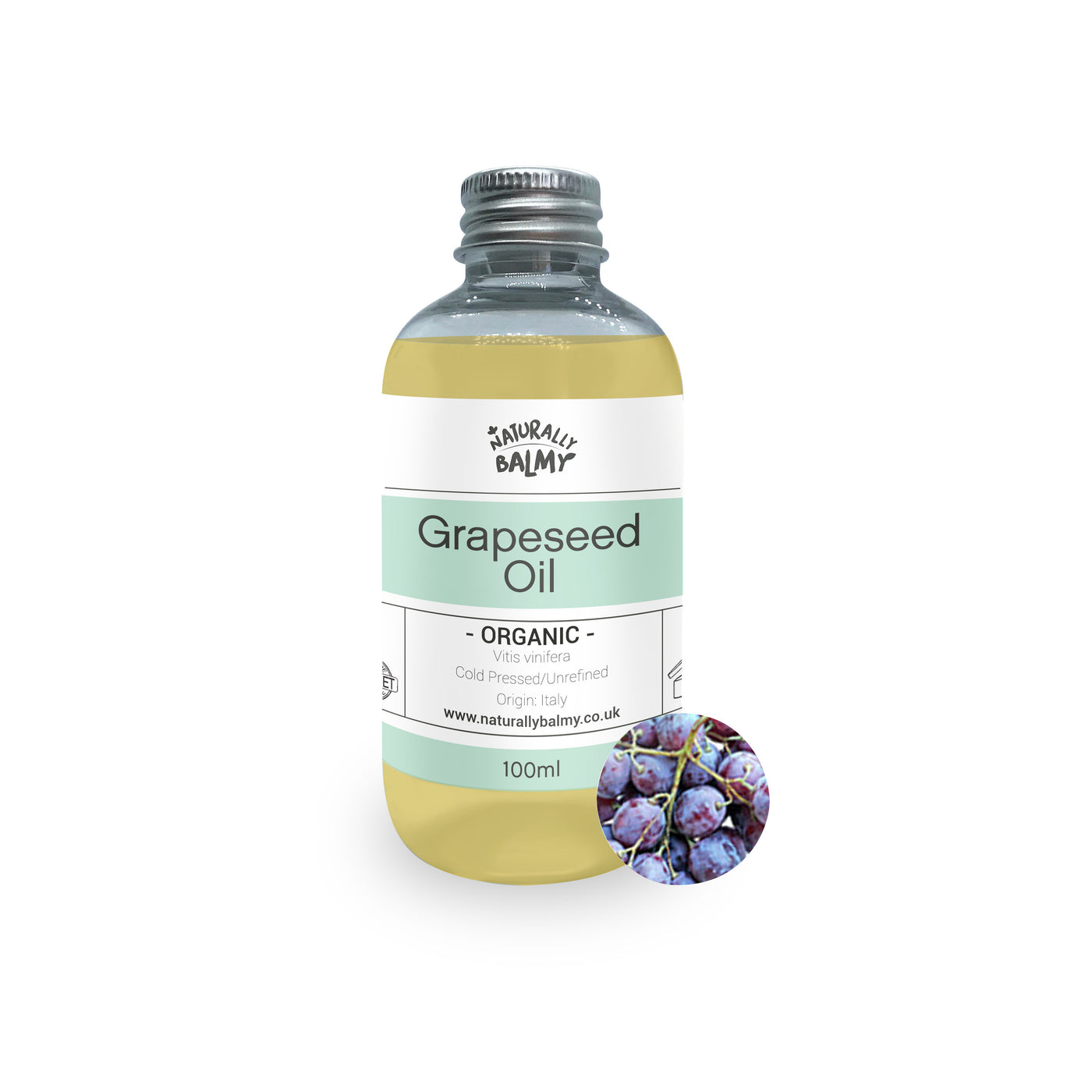 Organic Grapeseed Oil — Naturally Balmy