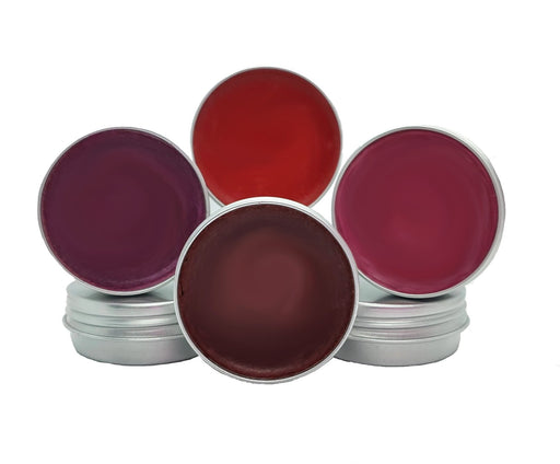 100% Natural, Organic Tinted Lip Balm Tins (Wholesale)
