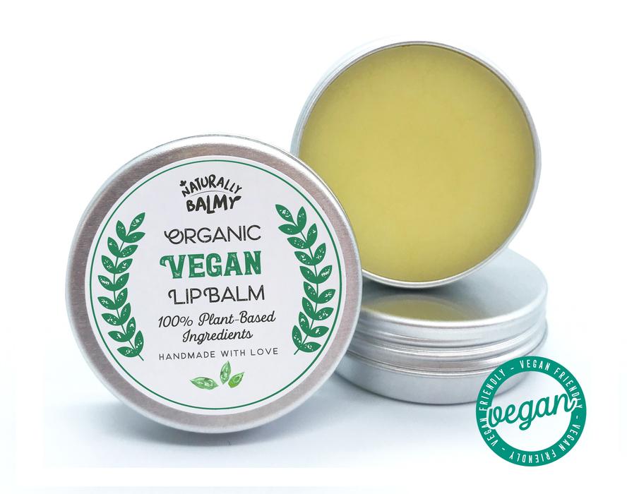 100% Natural, Vegan Lip Balm Tins (Wholesale) - 10 Tins